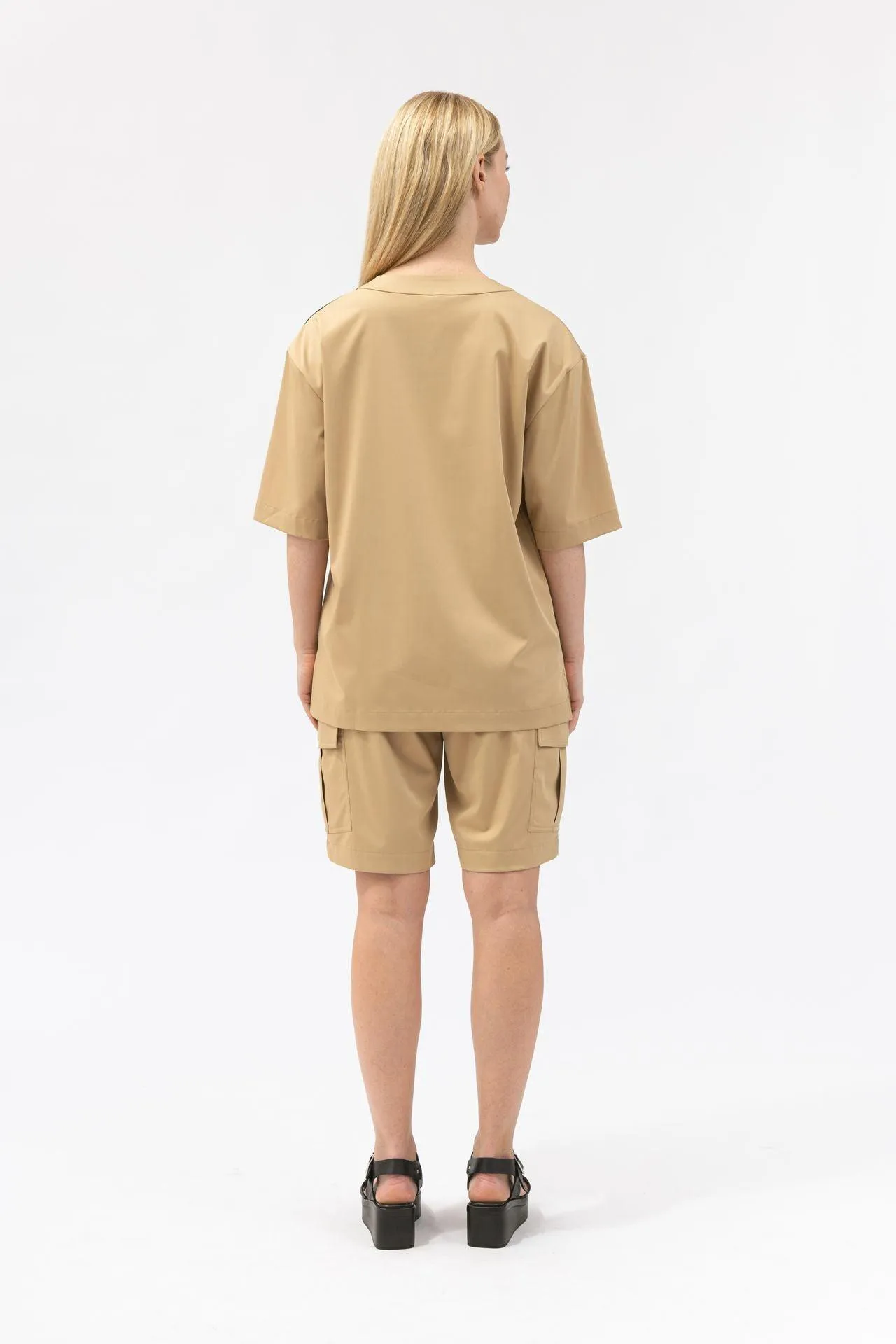 Bamboo Relaxed Fit Cargo Shorts