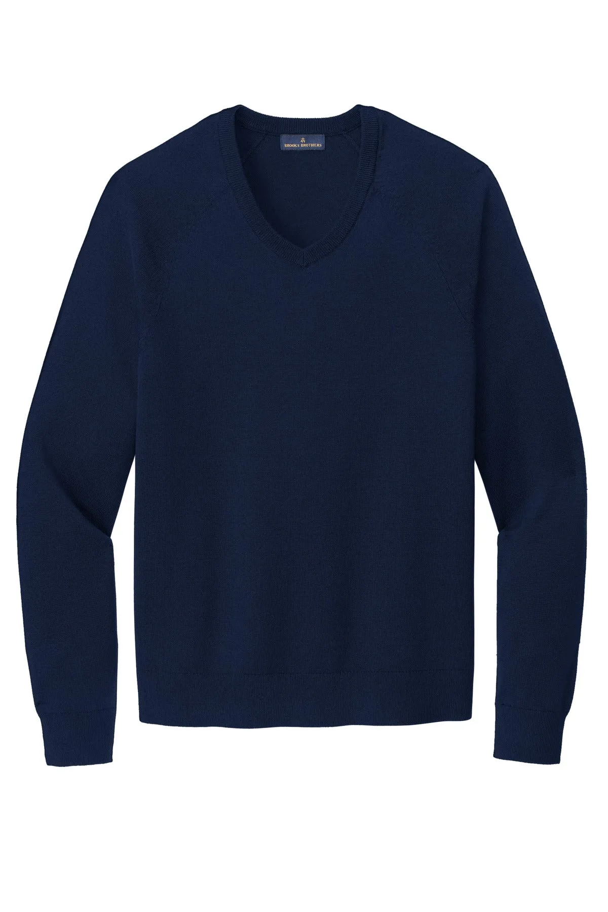 Brooks Brothers Cotton Stretch V-Neck Sweater BB18400