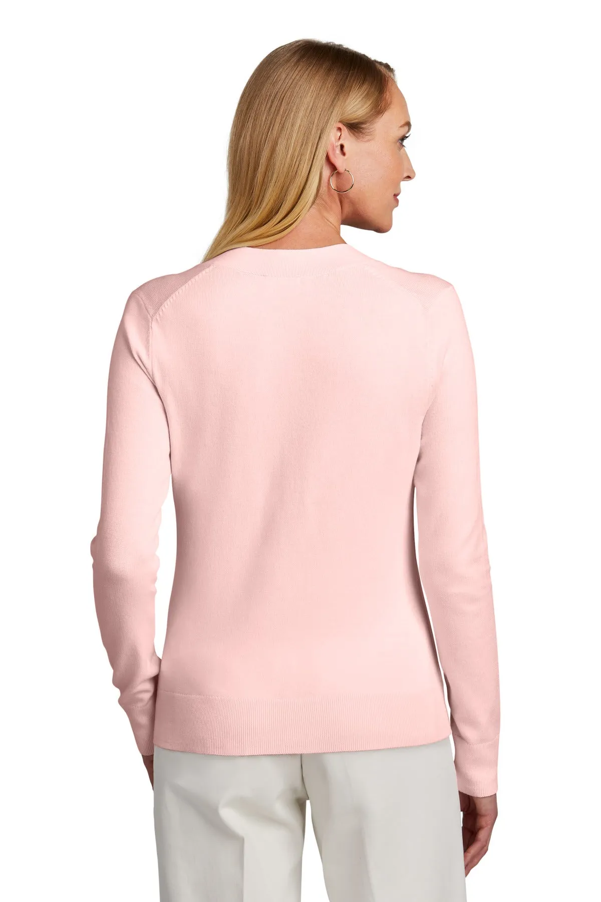 Brooks Brothers Women's Cotton Stretch V-Neck Sweater BB18401