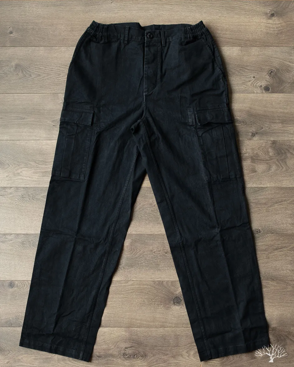 Cargo Pant - Black Washed Twill