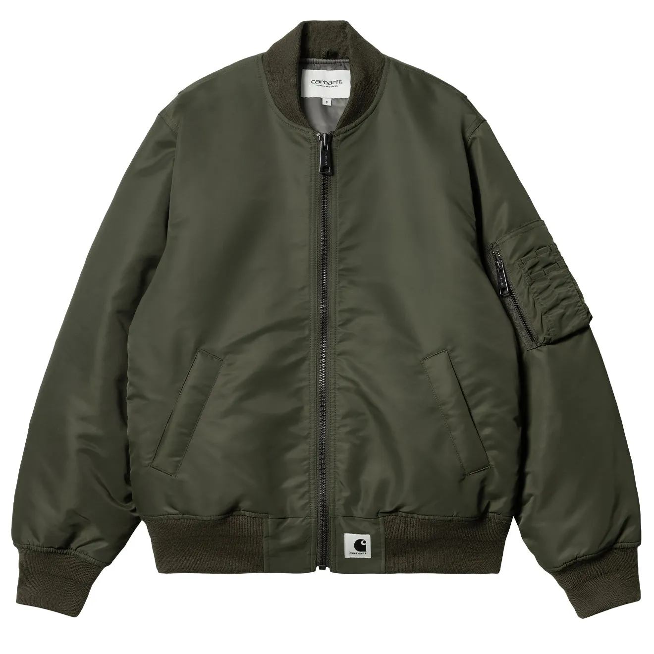 Carhartt WIP Womens Olten Bomber Plant / Smoke Green