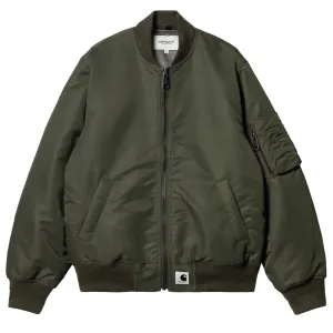 Carhartt WIP Womens Olten Bomber Plant / Smoke Green