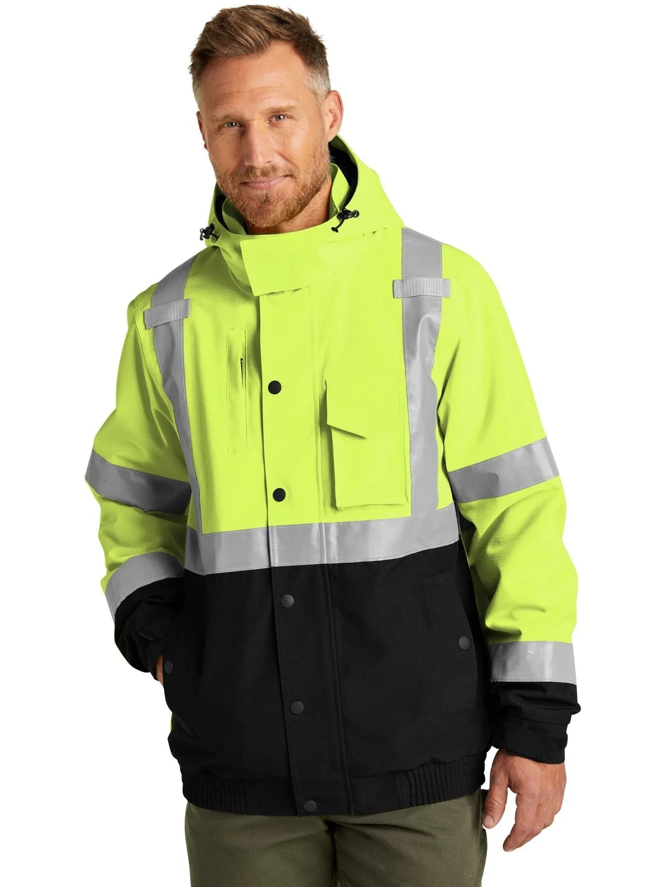 CornerStone ANSI 107 Class 3 Waterproof Insulated Ripstop Bomber Jacket