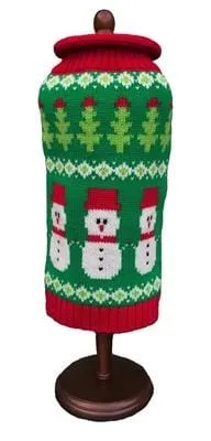 Dallas Dogs Fair Isle Snowmen Dog Sweater