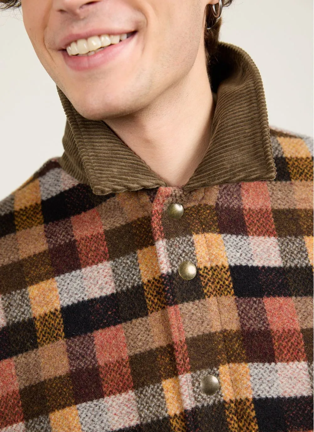 Dovetail Popper Overshirt | Wool | Multi