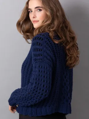 Jenna Openwork Pullover Pattern