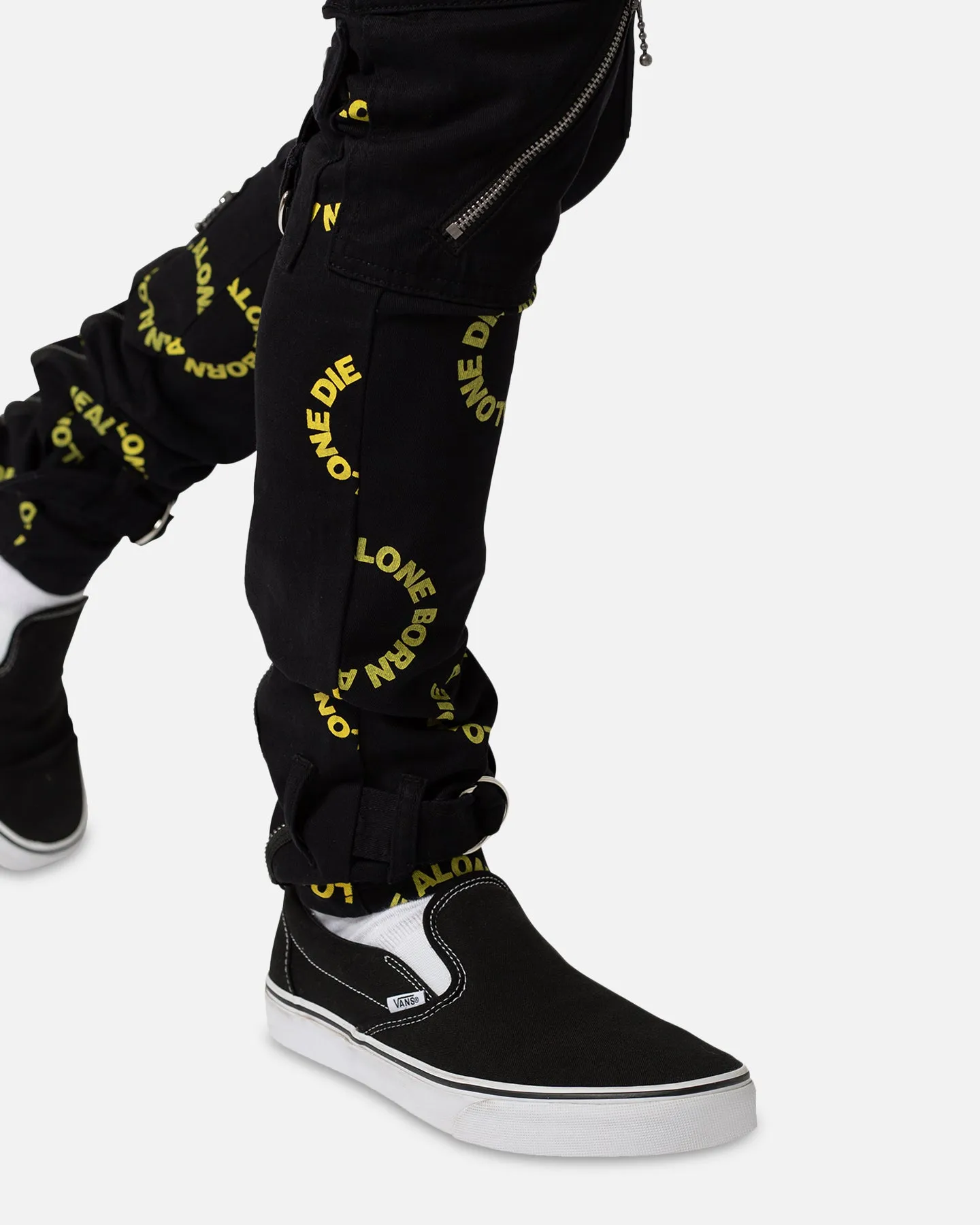 MNML M564 Punk Cargo Pants Black/Yellow