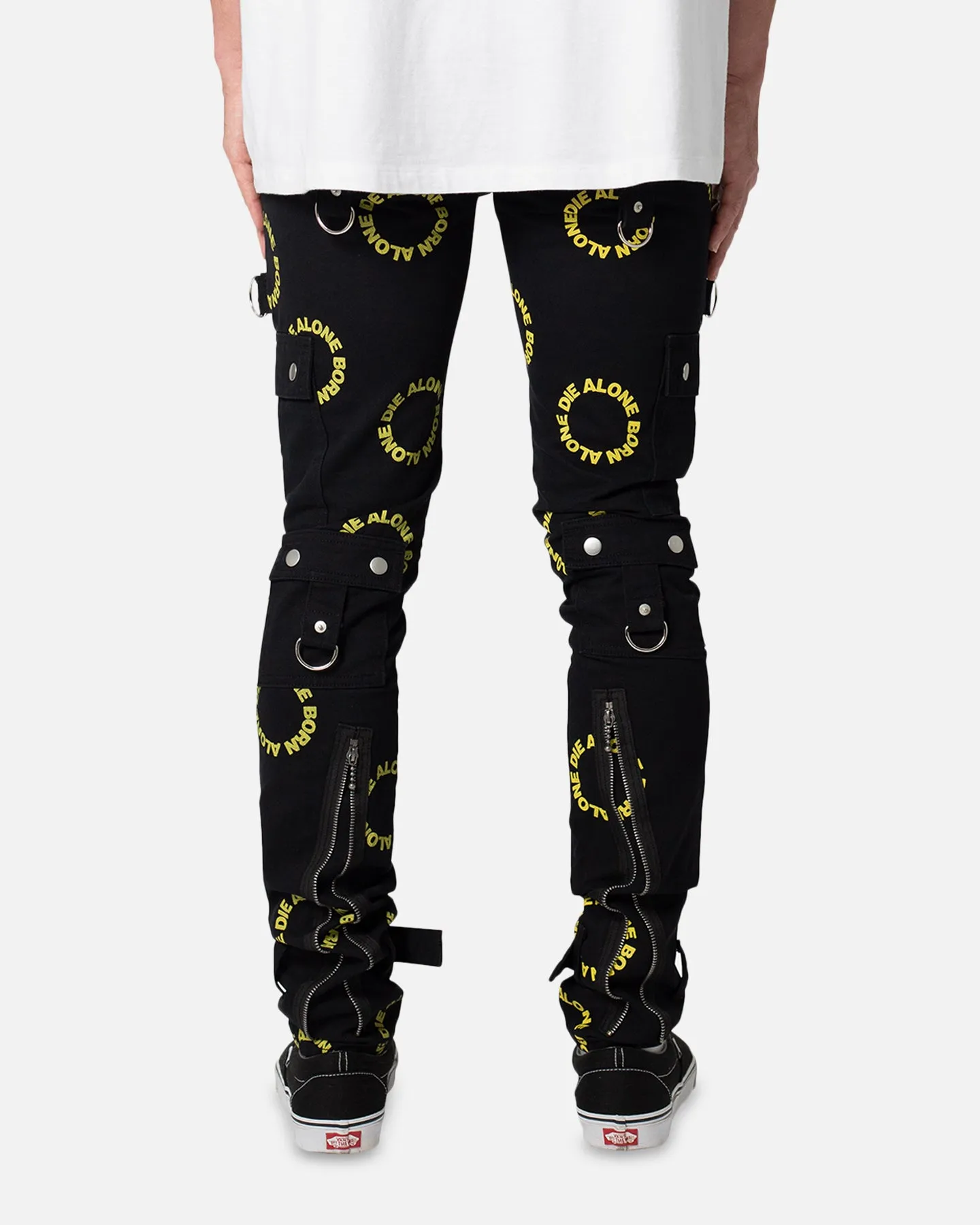 MNML M564 Punk Cargo Pants Black/Yellow