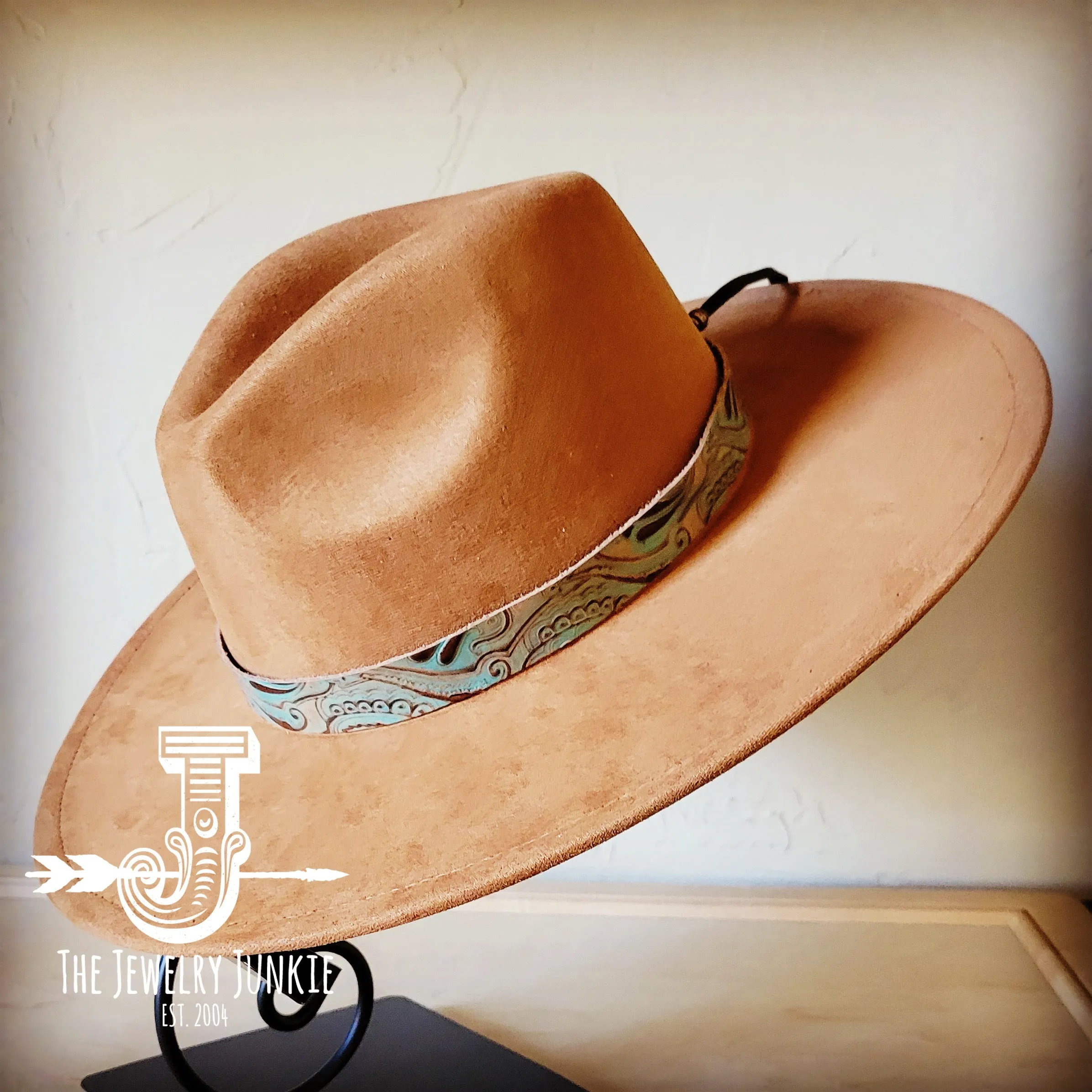 Napolis Western Leather Band w/ Choice of Boho Hat 985g