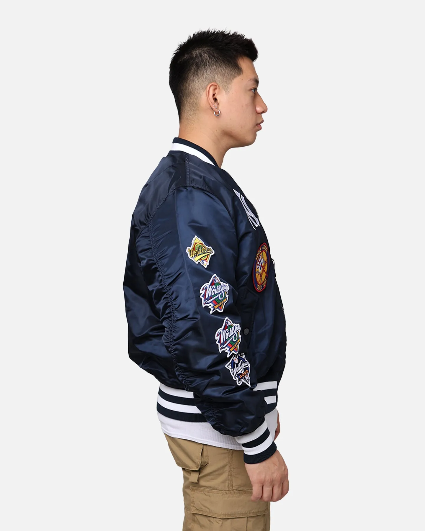 New Era X Alpha Series X MLB New York Yankees MA-1 Bomber Jacket Navy