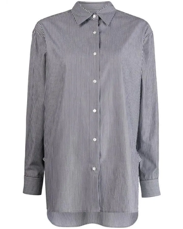 Nili Lotan Yorke Striped Shirt