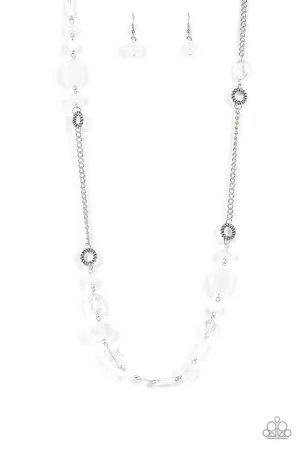 Paparazzi Necklace ~ Craveable Color - White