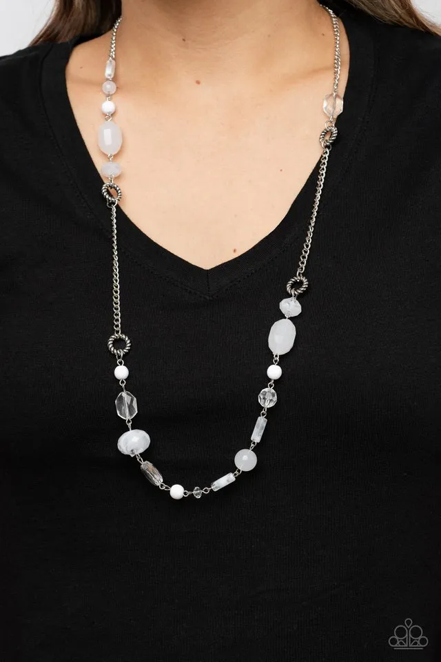 Paparazzi Necklace ~ Craveable Color - White