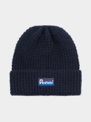 Penfield Mens Waffle Beanie Navy Blue