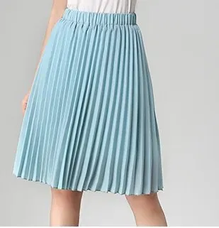 Pleated Chiffon Tutu Skirts with High Waist