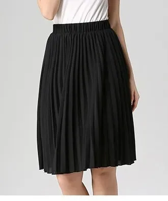 Pleated Chiffon Tutu Skirts with High Waist