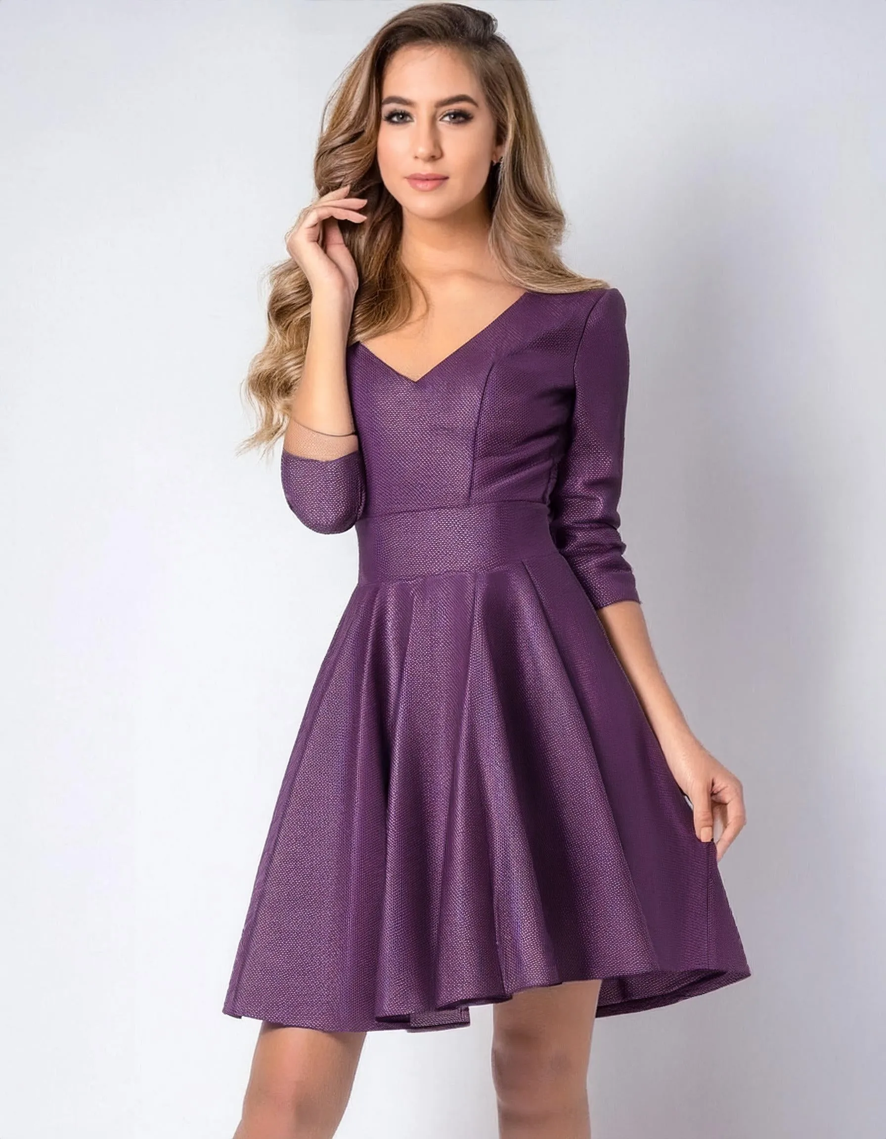 Plum Dreams Cocktail Dress