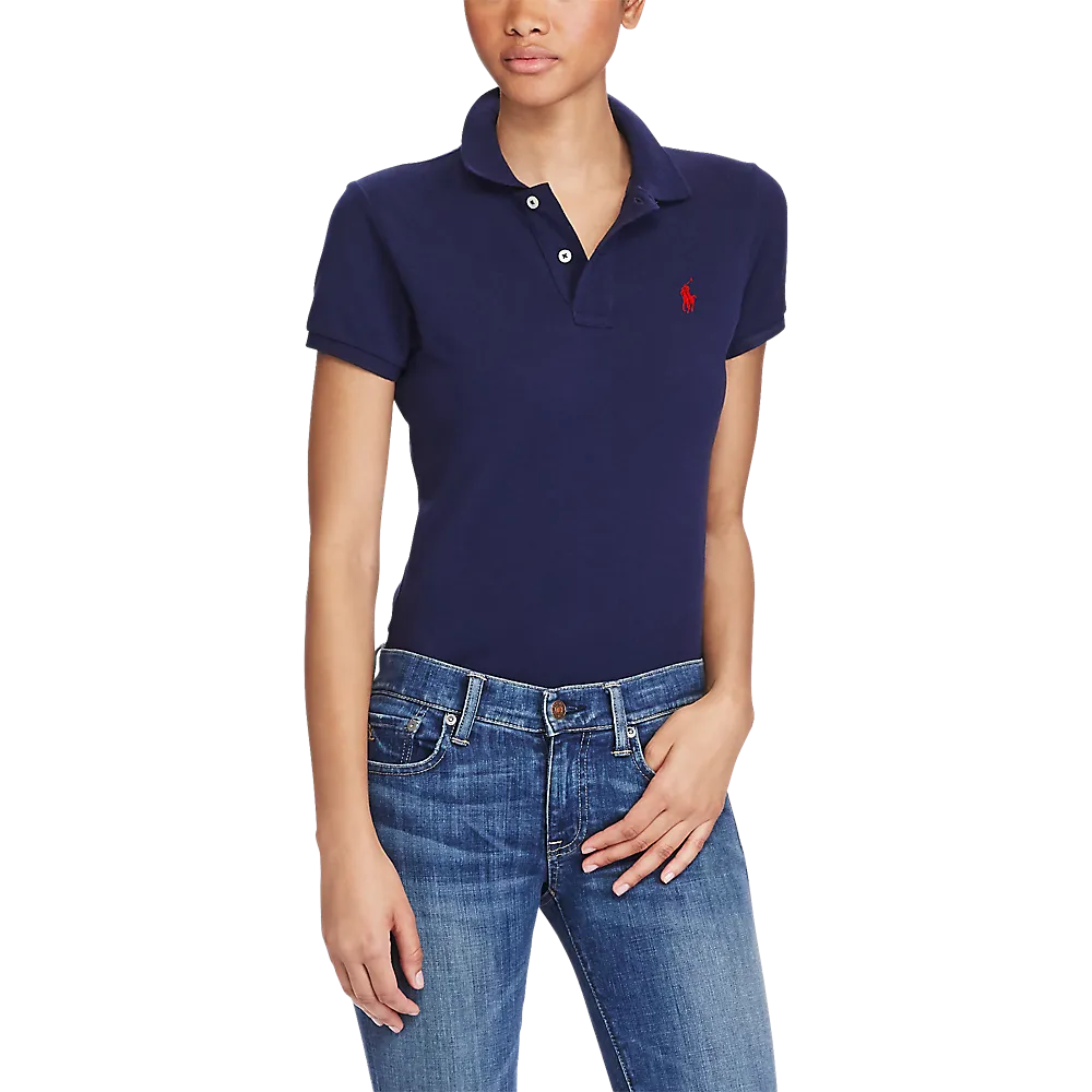 Polo Ralph Lauren Women’s Skinny Fit Mesh Polo Shirt