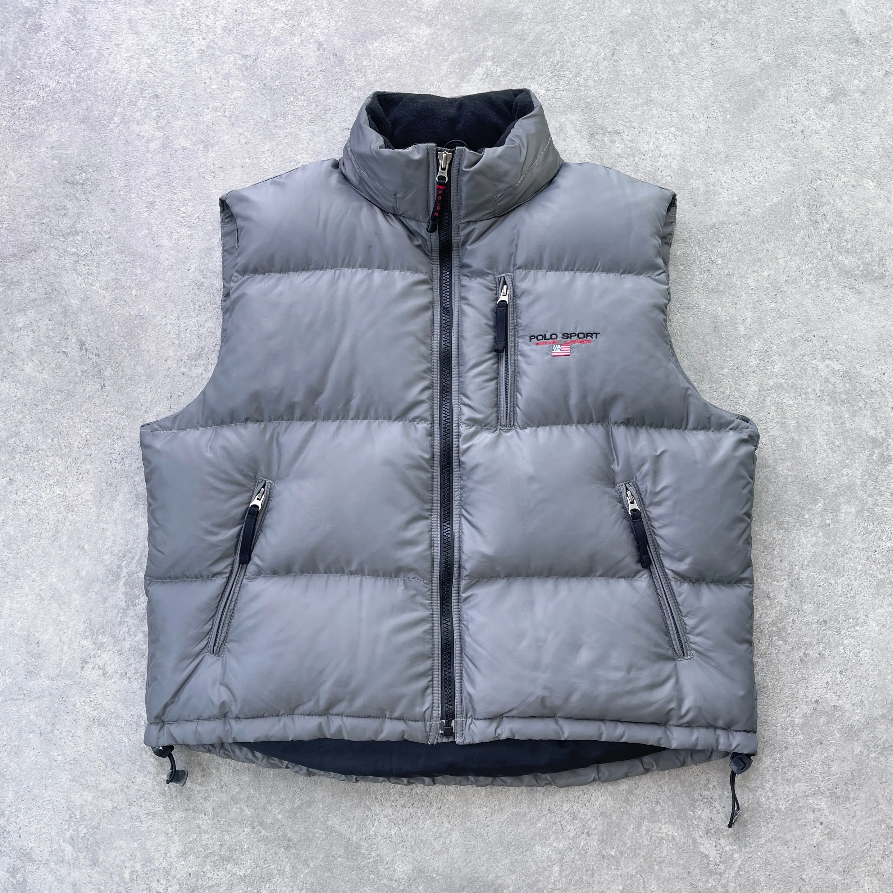 Polo Sport Ralph Lauren 1990s heavyweight down fill puffer gilet (XL)