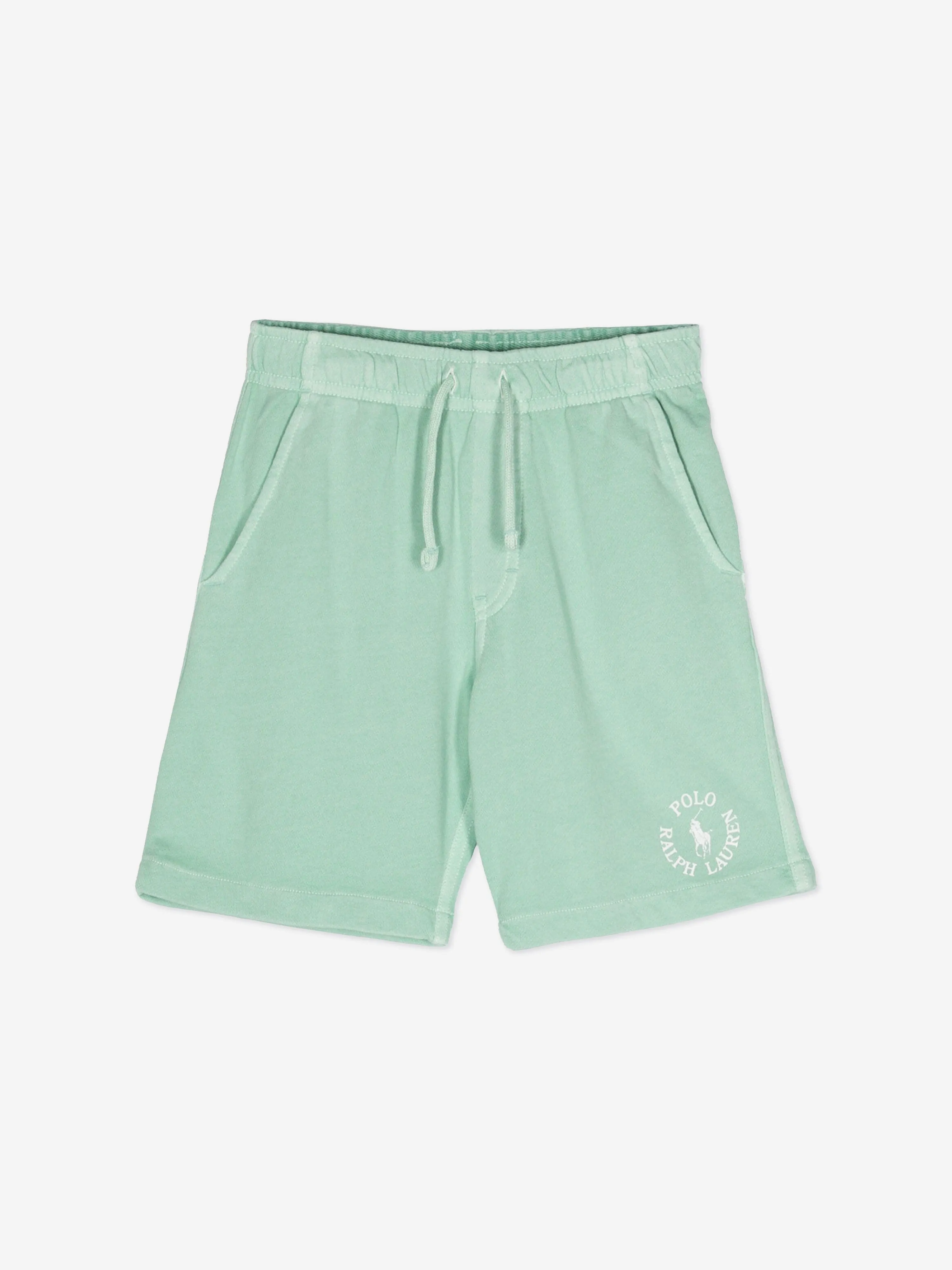 Ralph Lauren Boys Polo Logo Shorts in Green