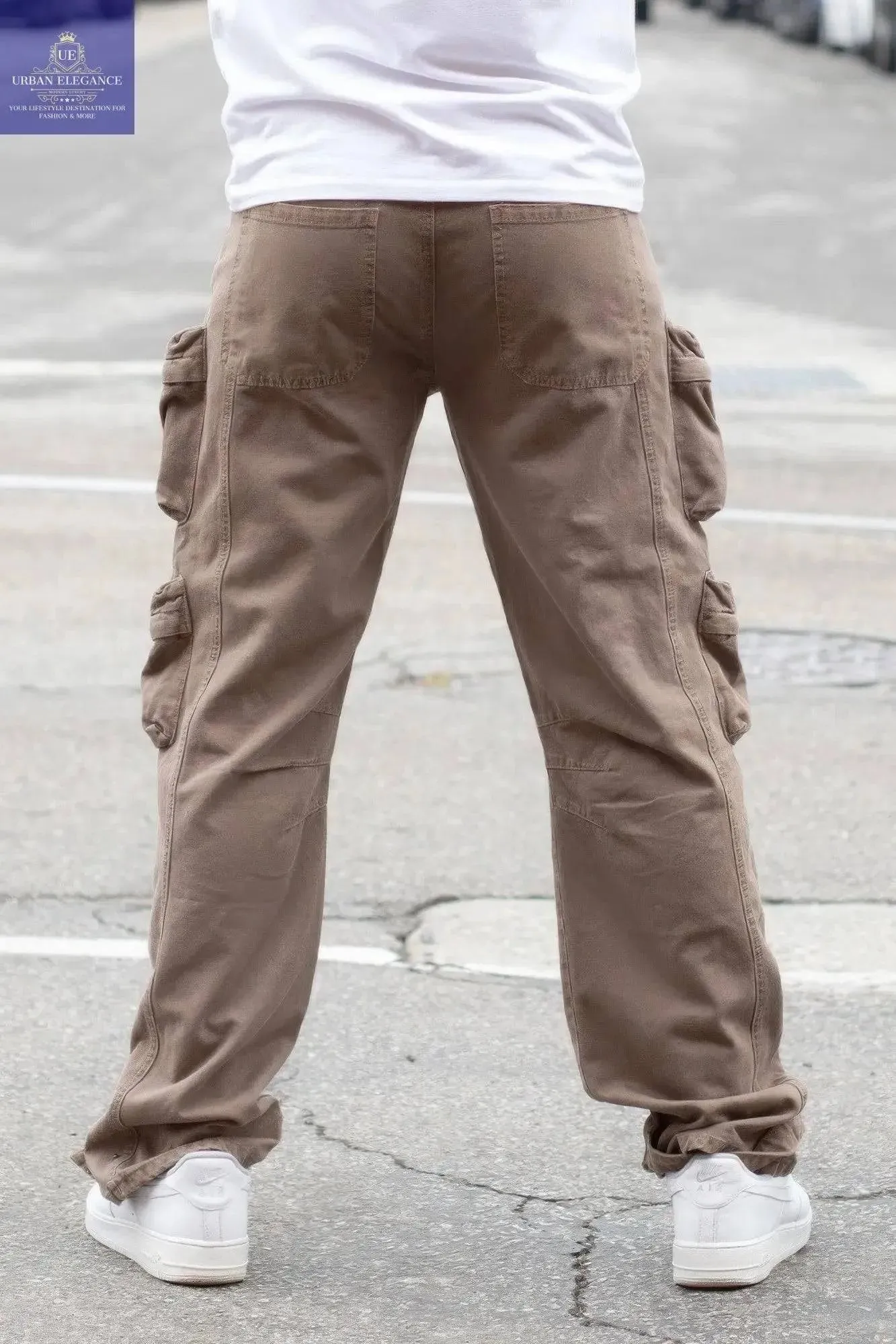 Relaxed Fit Utility Cargo Pants