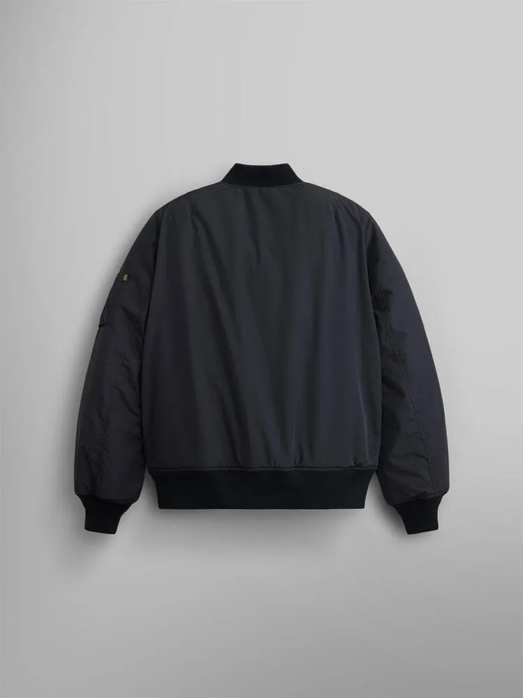 REVERSIBLE ONION QUILTED MA-1 BOMBER JACKET