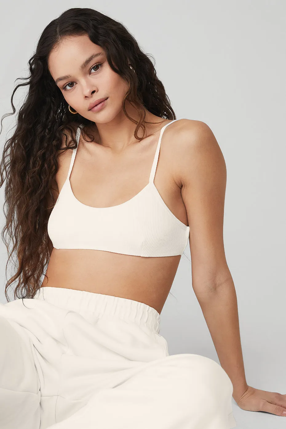 Ribbed Manifest Bra - Ivory