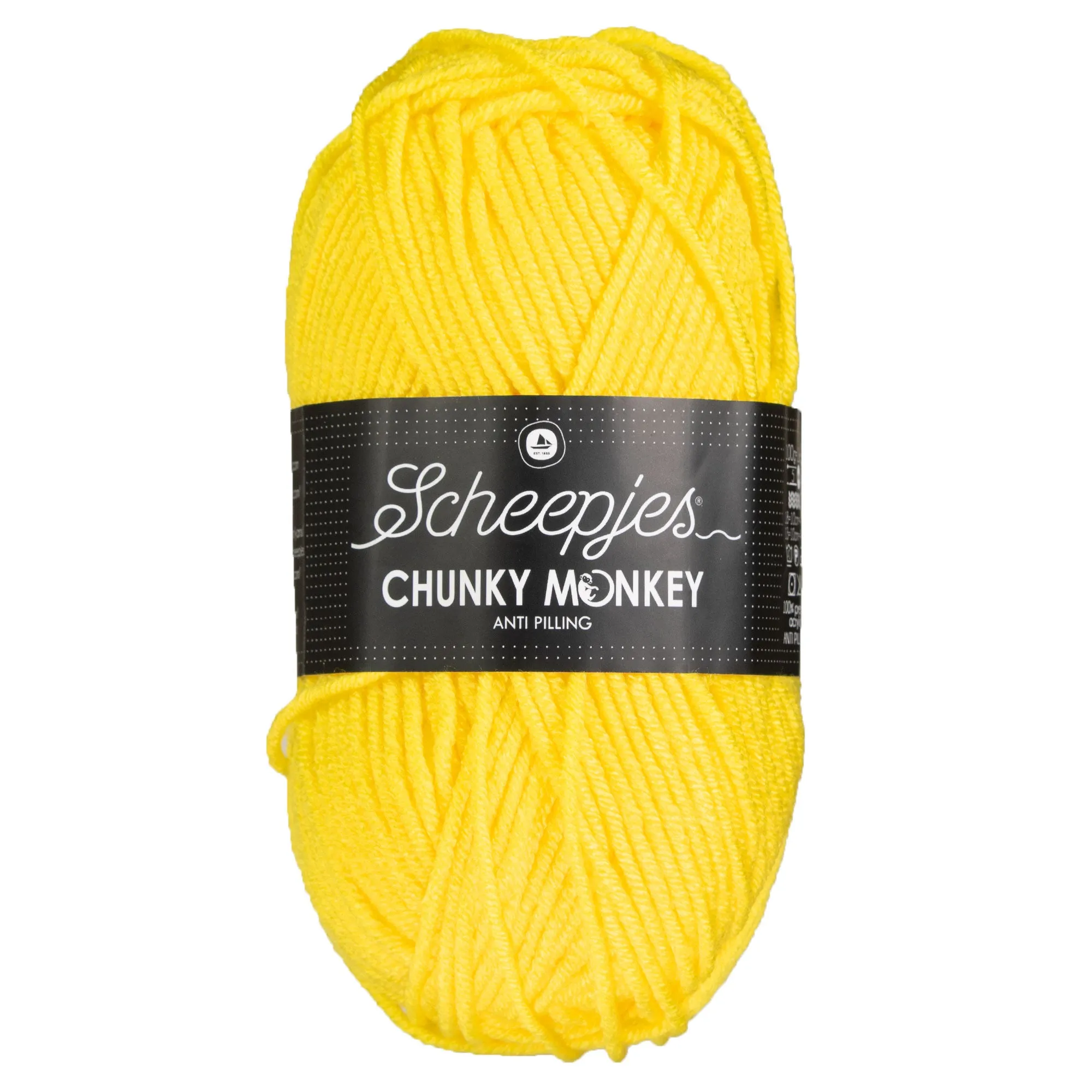 Scheepjes Chunky Monkey Yarn - 2008 Yellow