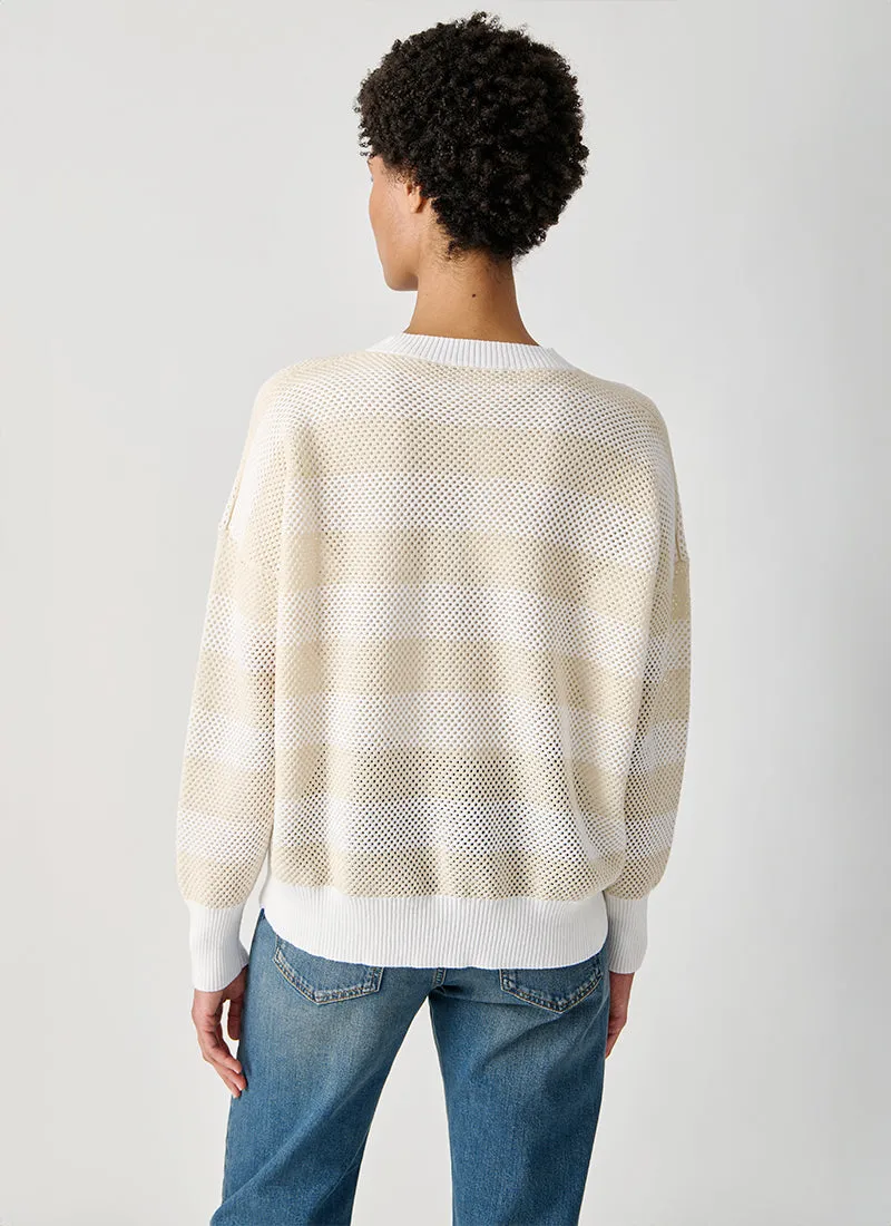 Striped Cotton Wool Sweater