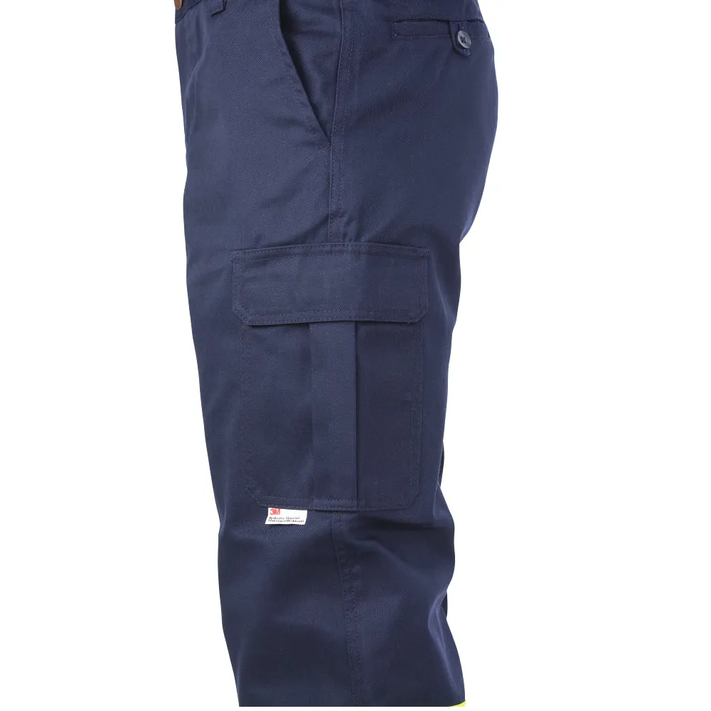 Tough Duck Relaxed Fit Twill Safety Cargo Utility Pant - S607